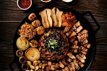 시샘 기름안튀는 캠핑 바베큐 삼겹살 솥뚜껑 고기 불판